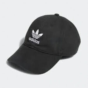 Adidas Unisex Relaxed Strap-back Adjustable Cap Baseball Hat Black